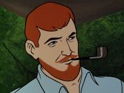 Dr. Quest with pipe in Turu the Terrible