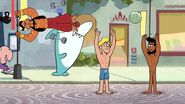Jonny and Hadji play volleyball in season 3 episode 4