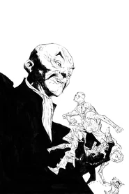 Art by Jae Lee, virgin line art.