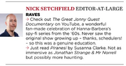 SFX Magazine August 2021 rave from Nick Setchfield