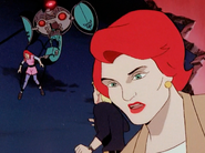 A robot spy capturing Jessie in the episode The Robot Spies