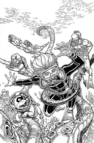 JQ03I art by Chad Hardin virgin lineart.jpg (367 KB) Cover I Art by Chad Hardin, virgin lineart.