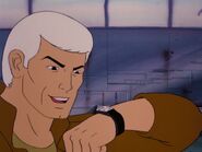 Race Bannon uses his commu-con watch