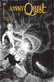 Cover F Art by Richard Pace, line art variant.