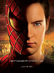 Tobey played as Peter Parker/Spider-Man in the movie, Spider-Man 2