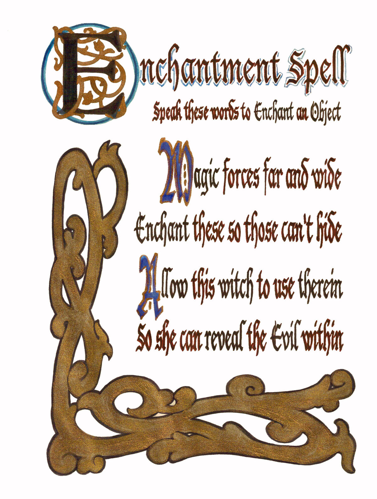 Enchantment spell  Charmed pages Wiki  Fandom