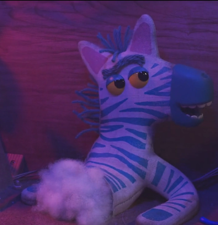 Doug the Half Ripped Zebra 