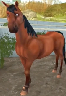 Rocky as he appears in-game