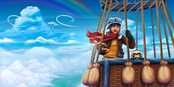 The loading screen when accessing the Cloud Kingdom.