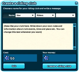 Create-a-riding-club