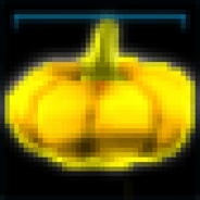 A Closeup of a Golden Pumpkin in the Player's Inventory