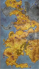 Mapa wyspy w Stajni Marzeń