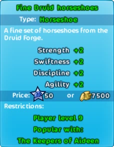 An example of a gear infobox