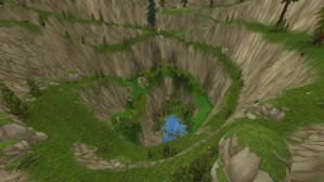 A birds eye view of some of the mountains