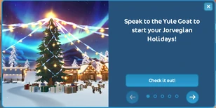 Sample Wednesday Update in-game