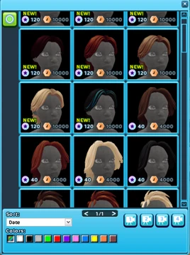 Hairstyle options at Beauty on the Beach
