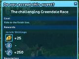 The challenging Greendale Race