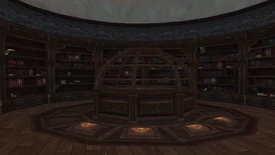 The stairs to the basement