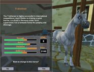 The Trakehner as it appears in Star Stable