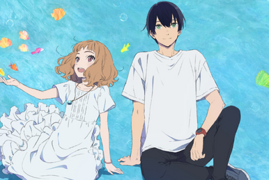Anime School Girl Underwater Fish 4K Wallpaper #238