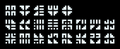 Altered version of the wayfarer symbols for improved visibility
