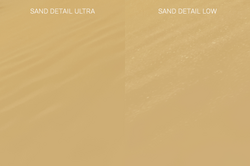Sand settings 
