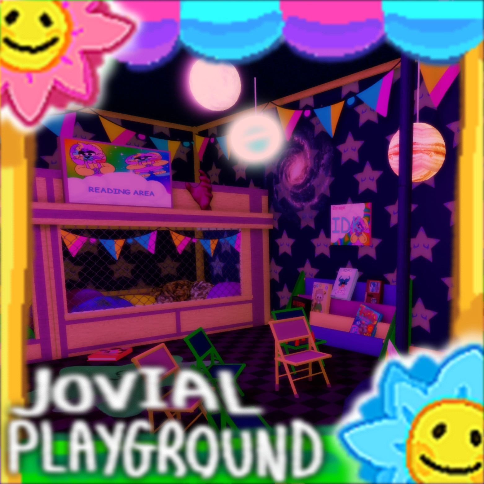 Here are my games; 1: Jovial playground 2: Dream world. #kidcore