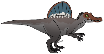 Spinosaurus aegypticus robustus (shaded)