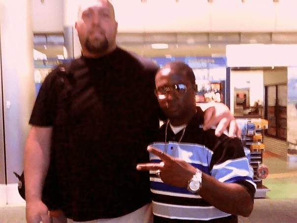 Paul Donald Wight II also known as Big Show & Joél Célestin Filsaime also known as J-Pimp in January 1, 2010 at Miami International Airport.png