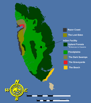 Isla Muerta map