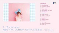 Aya Uchida Complete Box 50songs Jpop Wiki Fandom