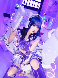nanimono GEKIROCK CLOTHINGコラボジャージ 紫苑りんか NANIMONO×over printのスペシャル・コラボ企画、GEKIROCK