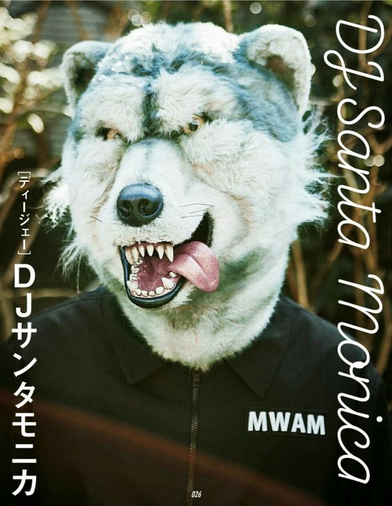 MAN WITH A MISSION サイン色紙 DJ Santa Monica - タレントグッズ