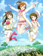 Printemps Members.jpg (4.5 MB) Printemps. From left to right: Minami Kotori, Kosaka Honoka, Koizumi Hanayo