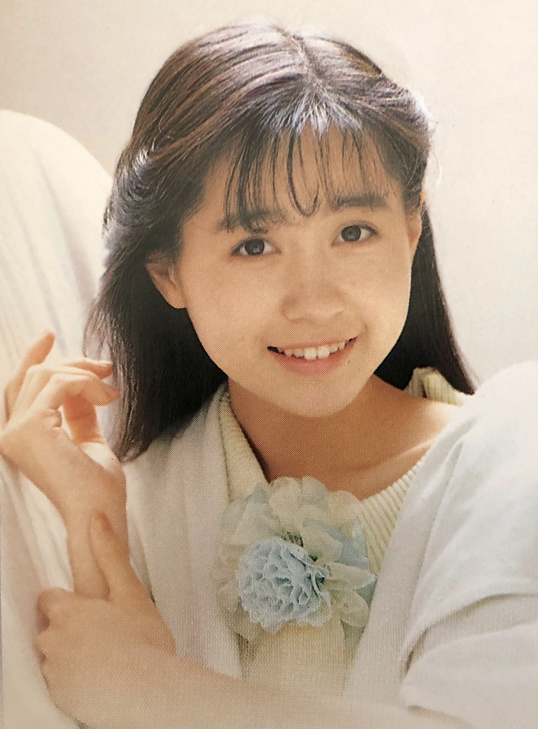 岩井由紀子 ゆうゆ 25セントの満月 フライヤー 直筆サイン入り