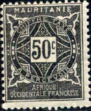 Mauritania 1914 Postage Due Stamps f