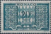 Monaco 1946 Postage Due Stamps j