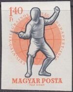 Hungary 1959 24th World Fencing Championships ag