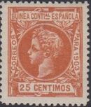 Spanish Guinea 1903 Alfonso XIII j