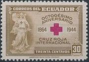 Ecuador 1944 80th Anniversary of the International Red Cross a