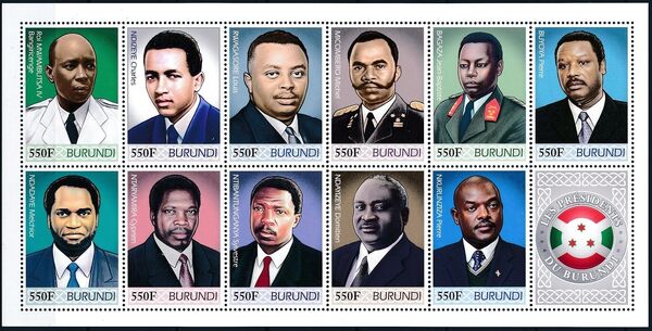 Burundi 2012 Presidents of Burundi m