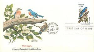 United States of America 1982 State birds and flowers FDCza25