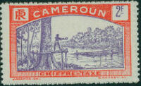 Cameroon 1925 Man Felling Tree l