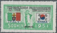 Korea (South) 1951 Countries Participating in the Korean War w