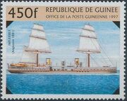 Guinea 1997 19th Century Warships e