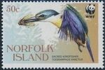 Norfolk Island 2004 WWF Sacred Kingfisher b