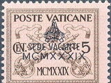Vatican City 1939 Interregnum Issue
