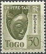 Togo 1941 Postage Due f