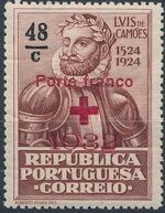 Portugal 1932 Red Cross - 400th Birth Anniversary of Camões c