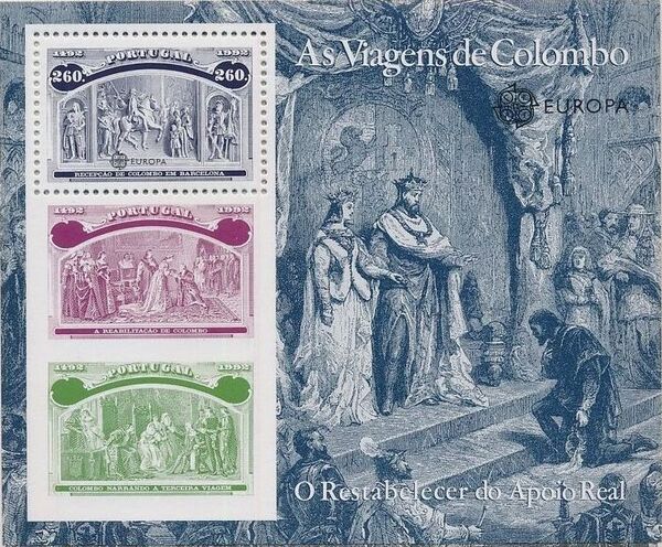 Portugal 1992 EUROPA - 5th Centenary of Discovery of America SSf